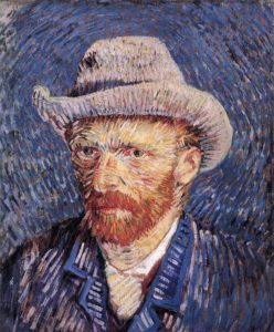 Vincent van Gogh Selbstportrait mit Filzhut - van Gogh-Museum Amsterdem